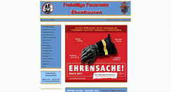 Desktop Screenshot of feuerwehr-ebenhausen.de
